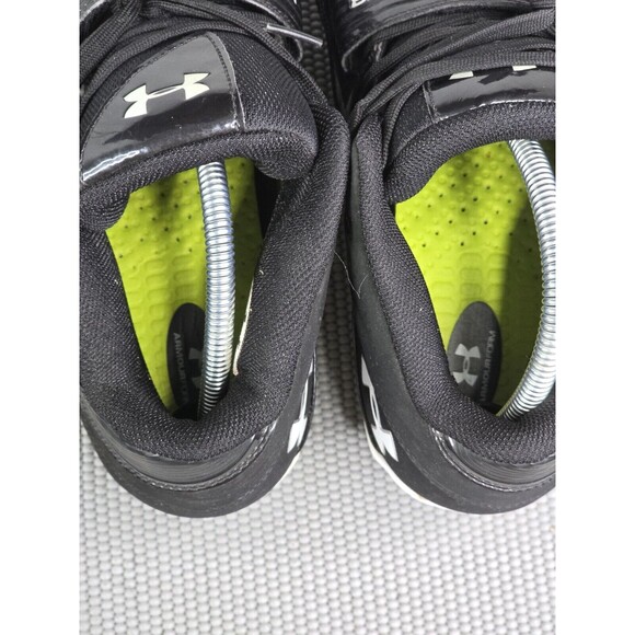 Under Armour Bound Black Athletic Cleats, Suede,‎ Support Strap. Size 11 main image 7